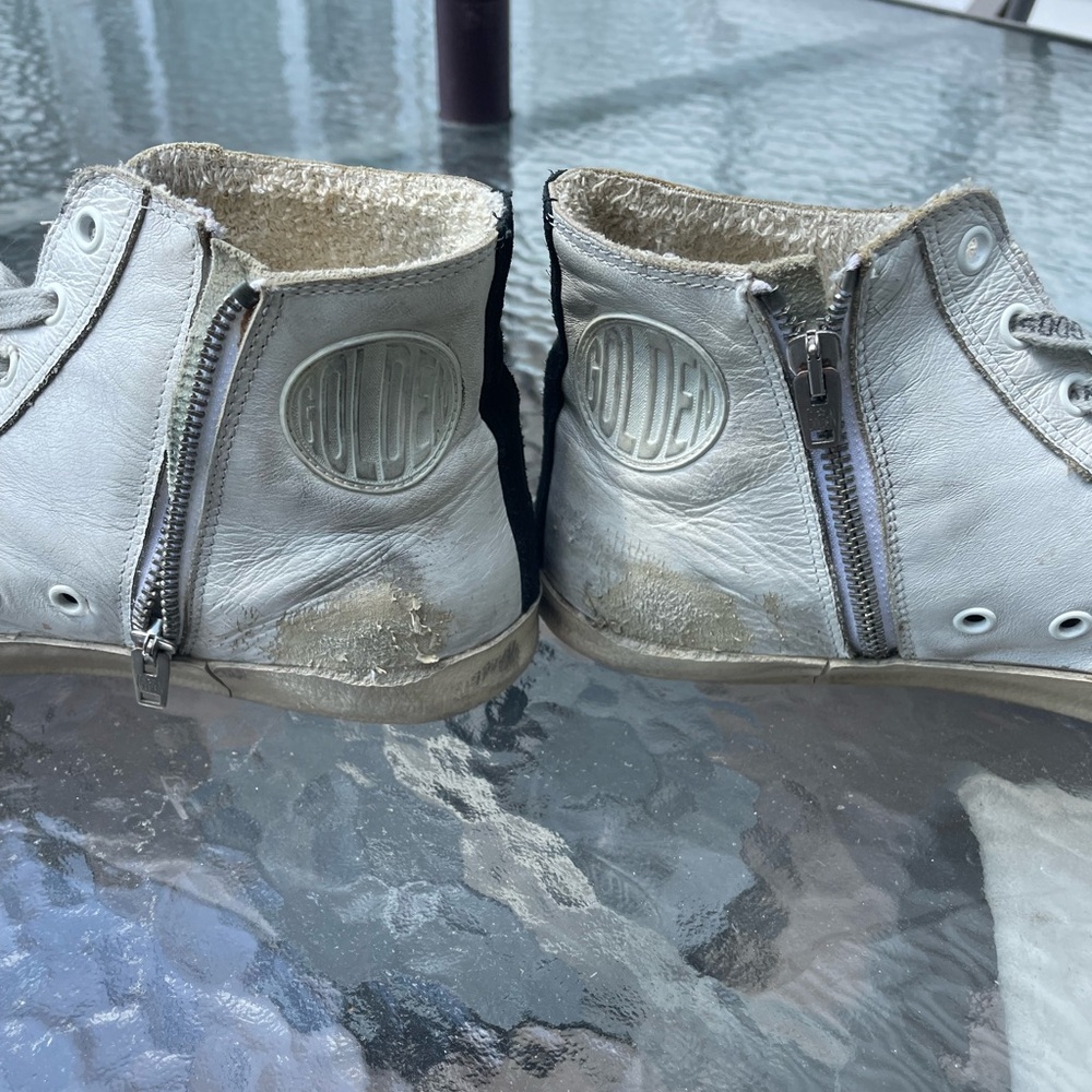 Golden Goose High Sneakers Authentic 9.5 - Picture 5 of 6